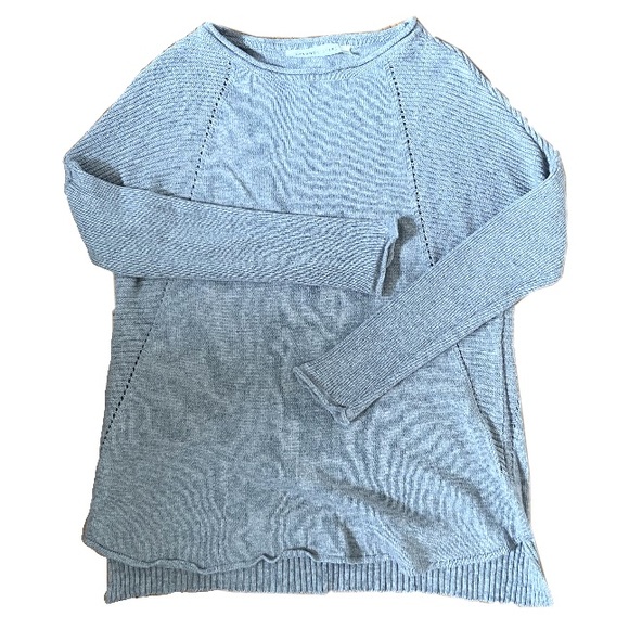 Grey Knit Crewneck Sweater (Seven Sisters) - Picture 1 of 4